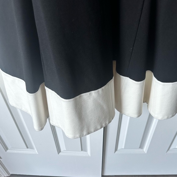 Classic Pink Tartan stretch fit and flare dress with white Peter Pan collar - Picture 2 of 6